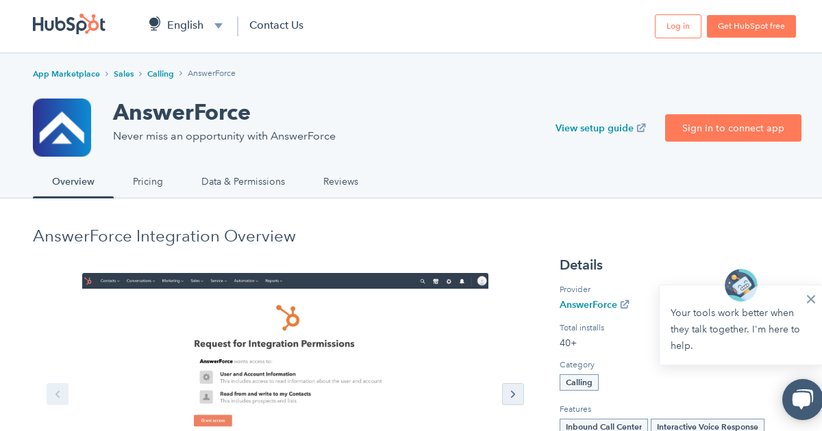 AnswerForce HubSpot Integration | Connect Them Today