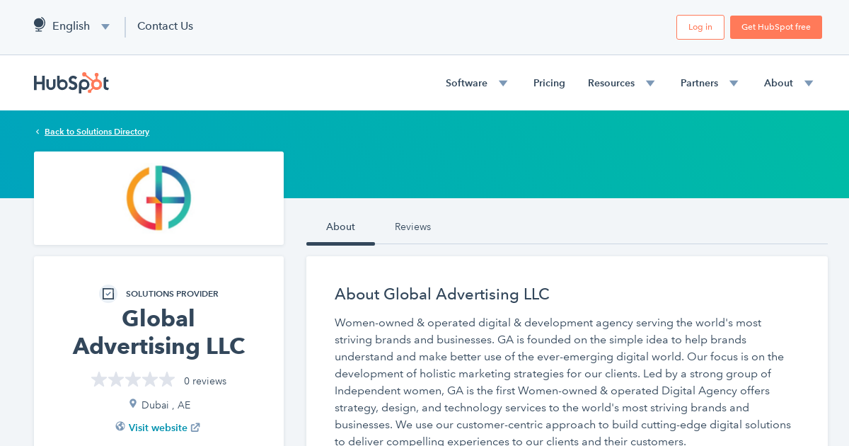 Global Advertising LLC Agency Services & Qualifications HubSpot
