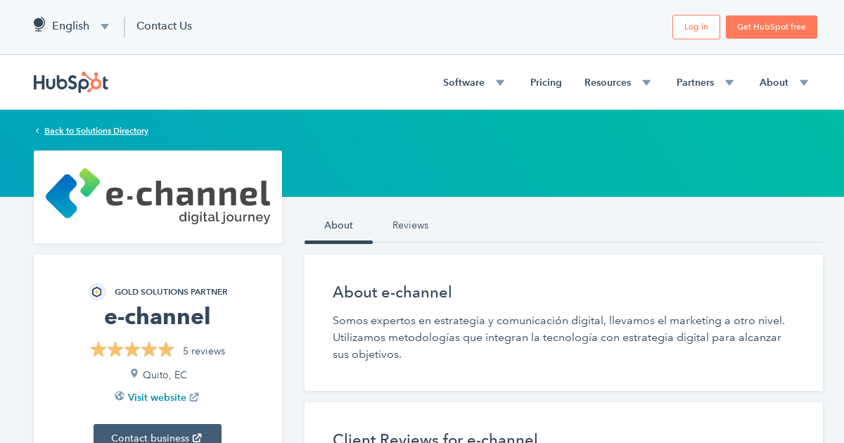 echannel Agency Services & Qualifications HubSpot