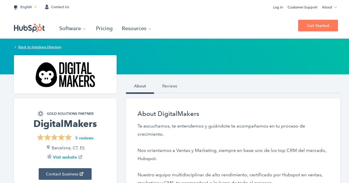 Digitalmakers Agency Services Qualifications Hubspot
