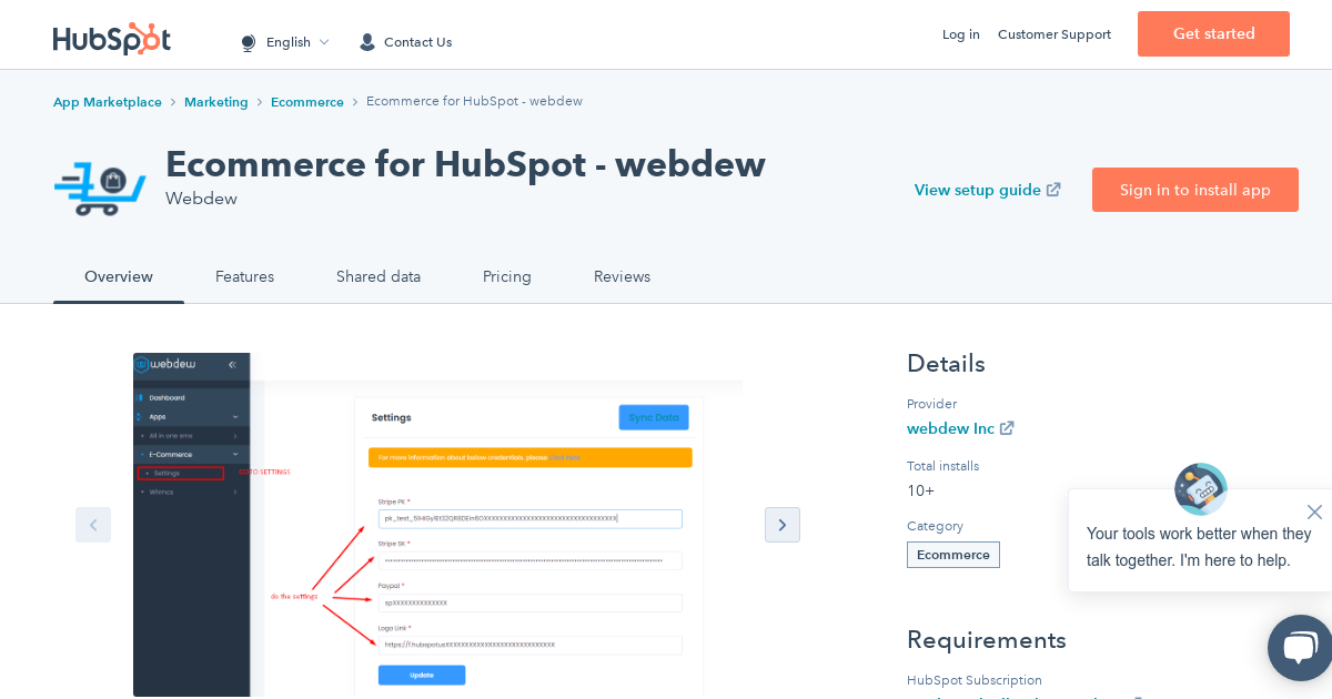 for HubSpot webdew HubSpot Integration Connect Them Today